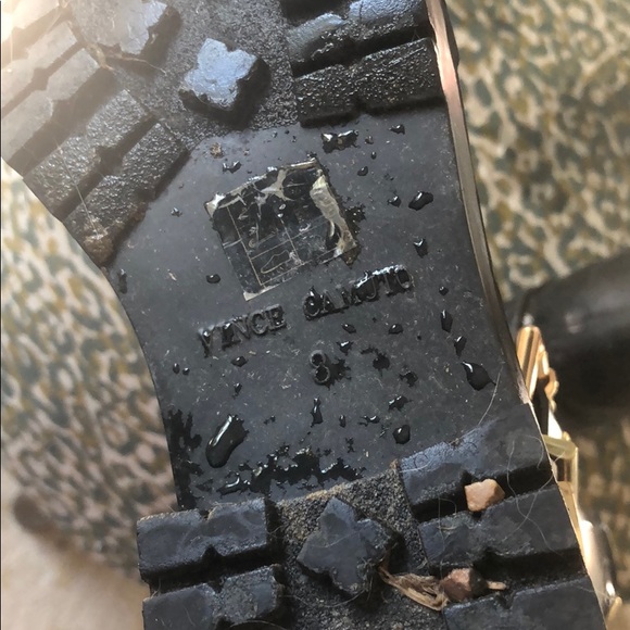 Vince Camuto Black Rubber Boots - Picture 7 of 8